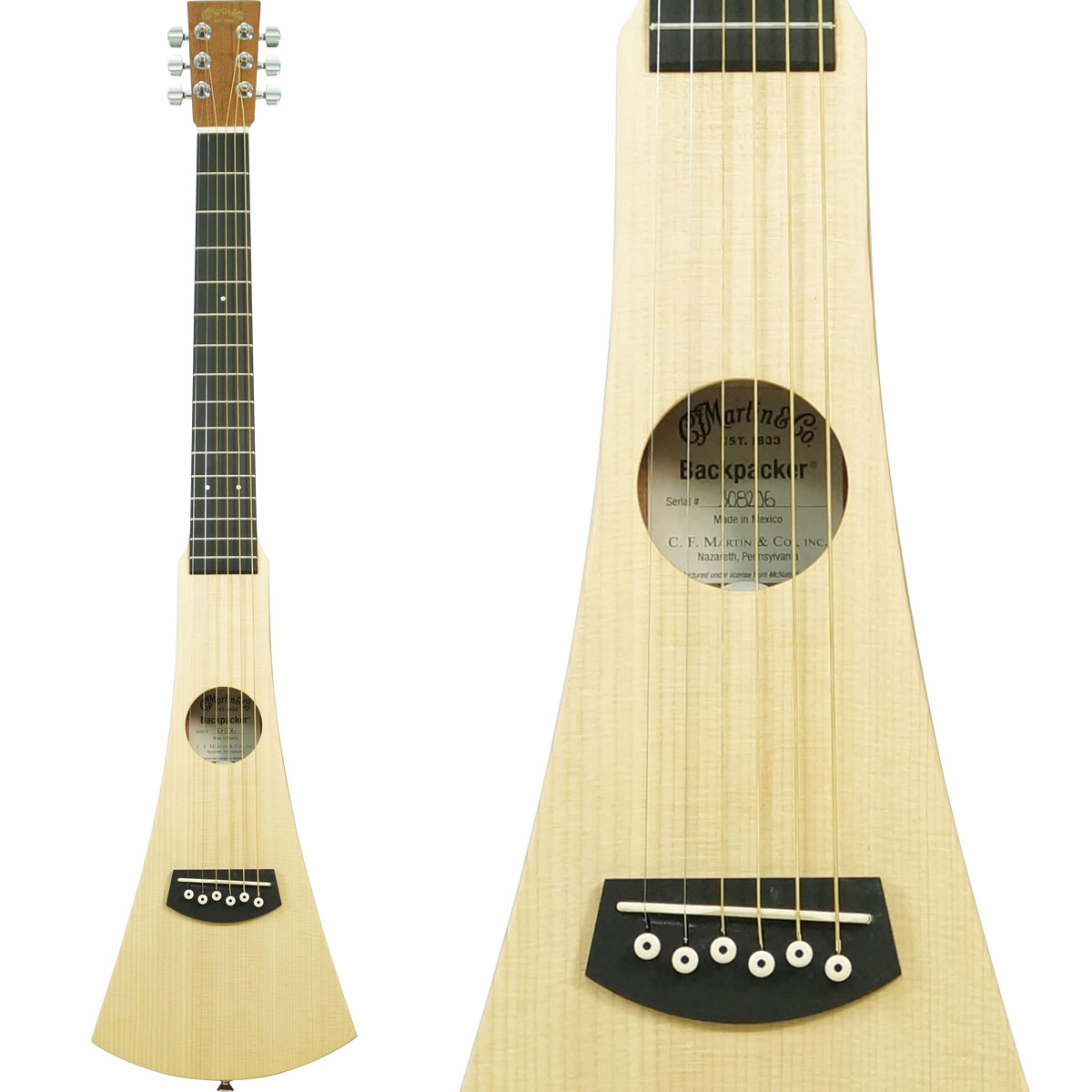 楽天市場】Martin 左利き用トラベルギター Backpacker Steel
