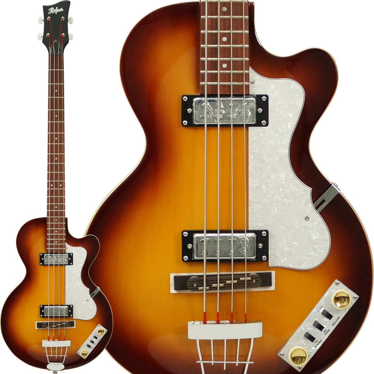 楽天市場】【特別価格】Hofner イグニッション バイオリンベース サン