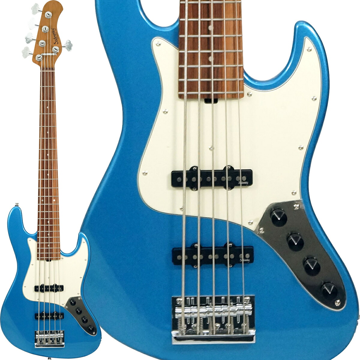 Sadowsky MetroExpress MX21 VJ5 Morado Fingerboard "5-strings Bass" (Ocean Blue Metallic) [アウトレット特価品] 【お買い得セール品】 【 サドウスキー メトロエクスプレス 5弦 エレキベース 】｜Sparkpulg.tokyo