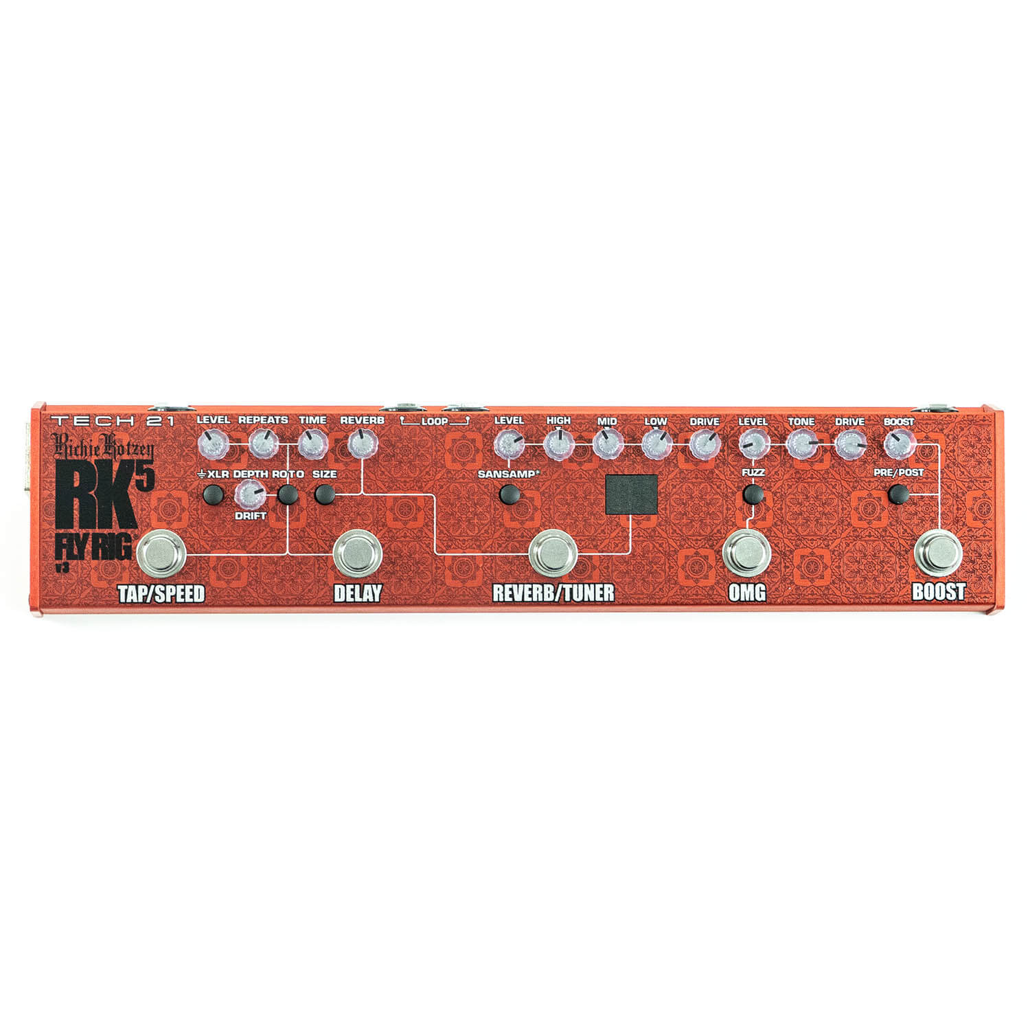 TECH21 RK5 FLY RIG V3 Richie Kotzen Signature Model【 テック21 リッチー コッツェン シグネチャー サンズアンプ フライ リグ マルチエフェクター ペダル 】|Sparkpulg.tokyo
