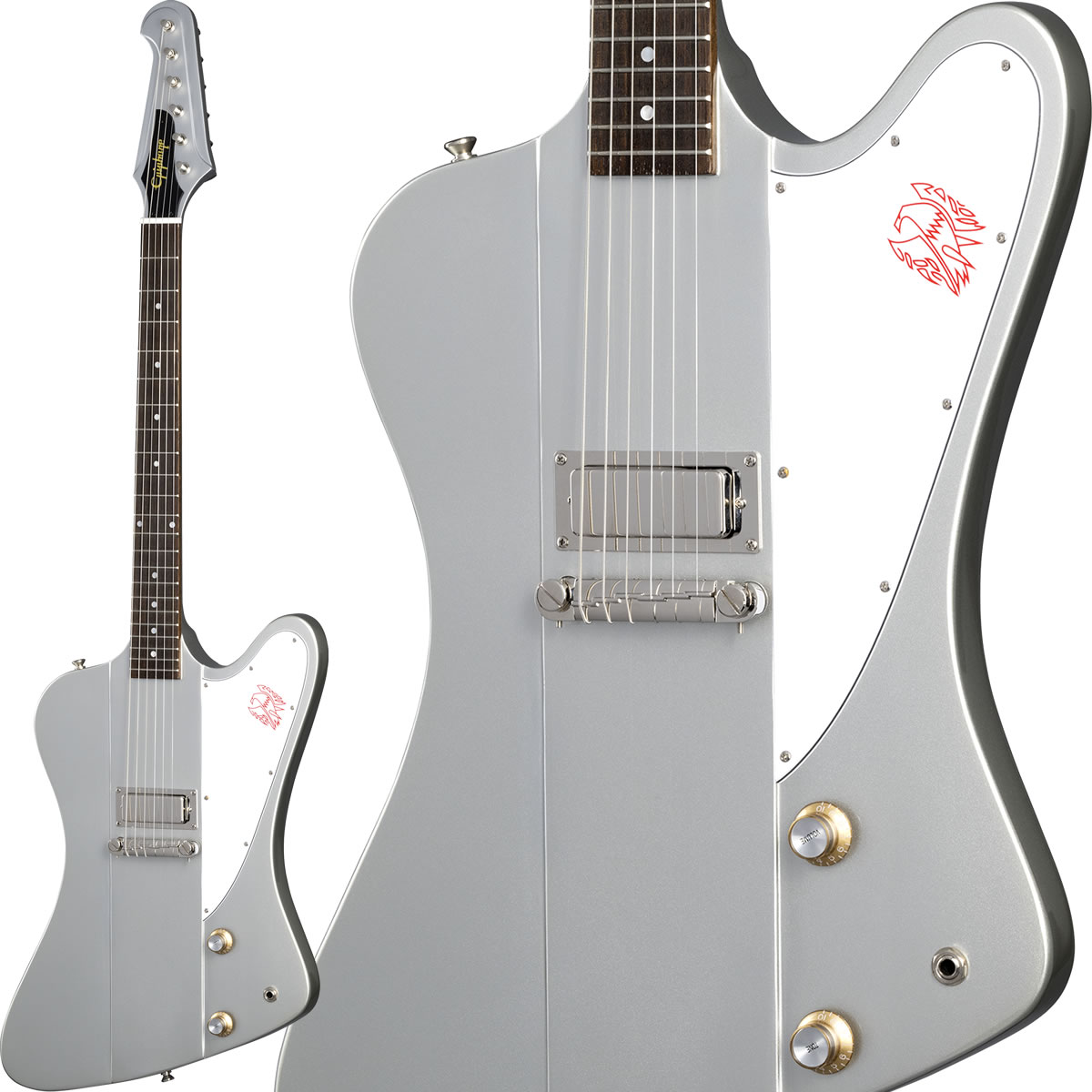 Epiphone Inspired by Gibson Custom Shop 1963 Firebird I (Silver Mist) 【お買い得セール品】 【 エピフォン by ギブソン FB ファイヤーバード シルバー ミスト エレキギター 】｜Sparkpulg.tokyo
