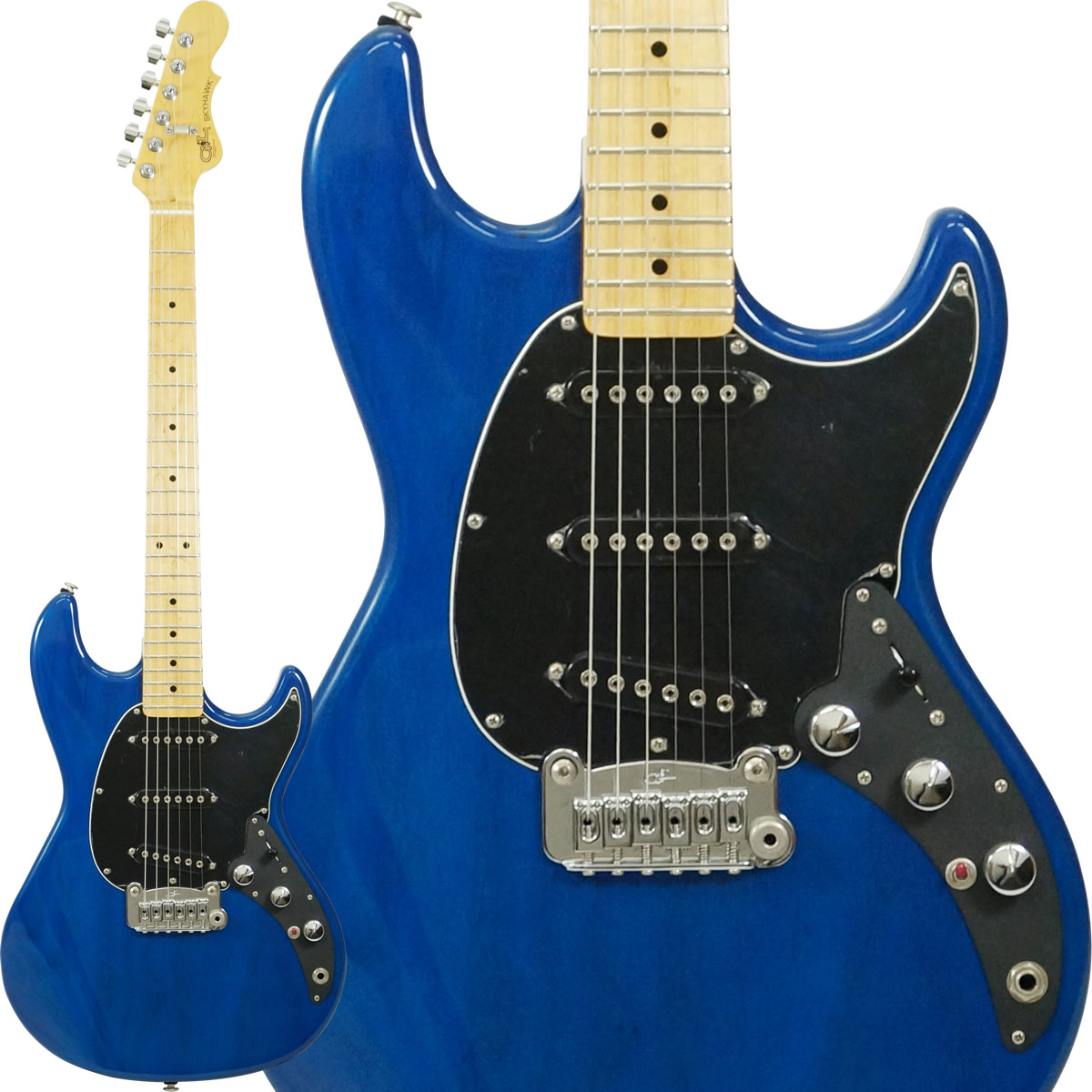 楽天市場】G&L Tribute Series S-500 (Blueburst/Maple