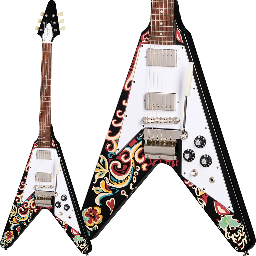 楽天市場】Epiphone Ltd. Brent Hinds Flying-V Custom Silverburst