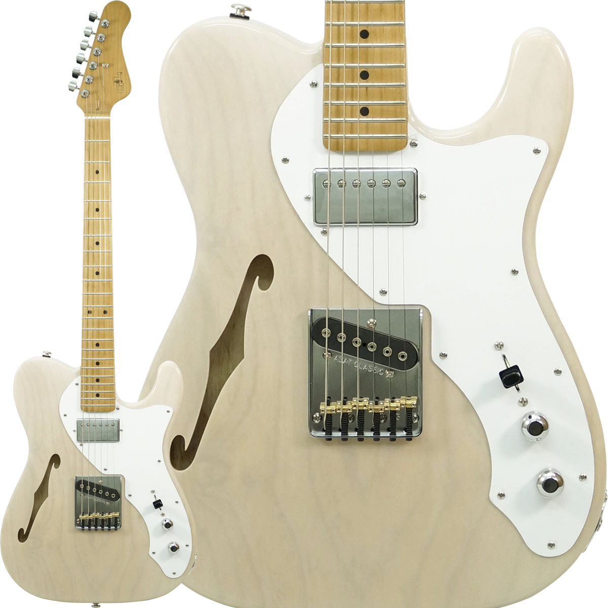 G&L ASAT Classic Bluesboy シンラインTLタイプ 渋いモカブラウン！G&L USA 限定品 ASAT Classic Bluesboy シンライン
