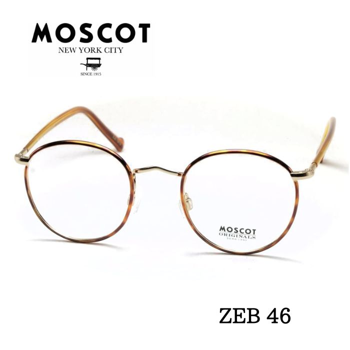 MOSCOT モスコット ZEV ゼブ メガネ サイズ 46 Blonde/Gold|SPARKS ONLINE STORE