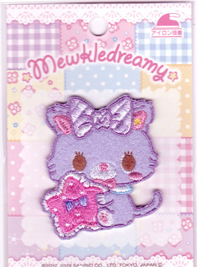 サンリオ　ミュークルドリーミー《Mewkledreamy》 ワッペン【アイロン接着】画像