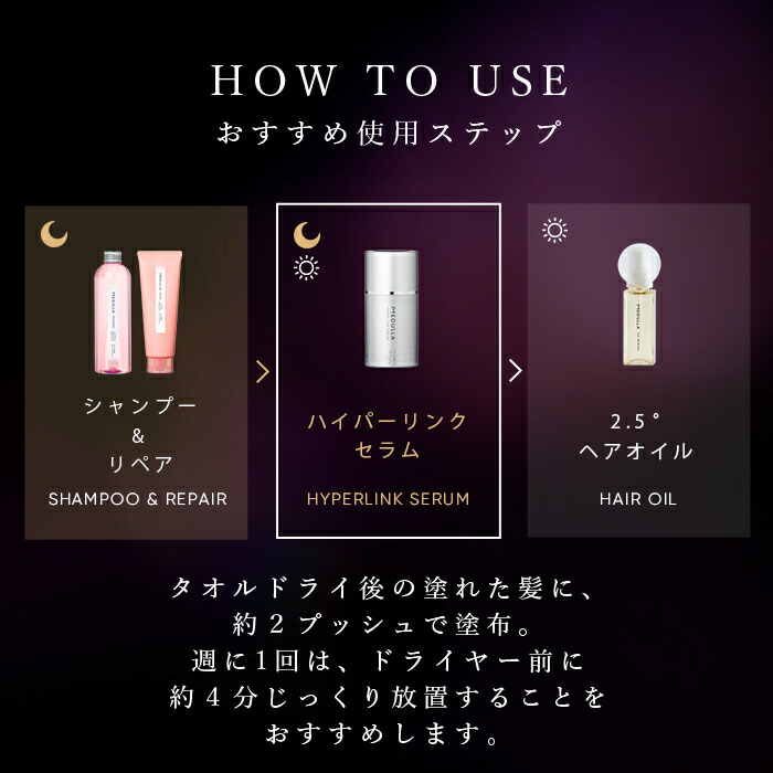 公式】 メデュラ ハイパーリンクセラム ヘアミルク 洗い流さない