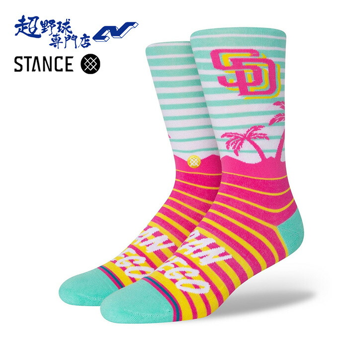 STANCE 野球用ソックス Lサイズ パドレス STANCE公式オンラインストア / SQUEEZE SDP【Unisex】