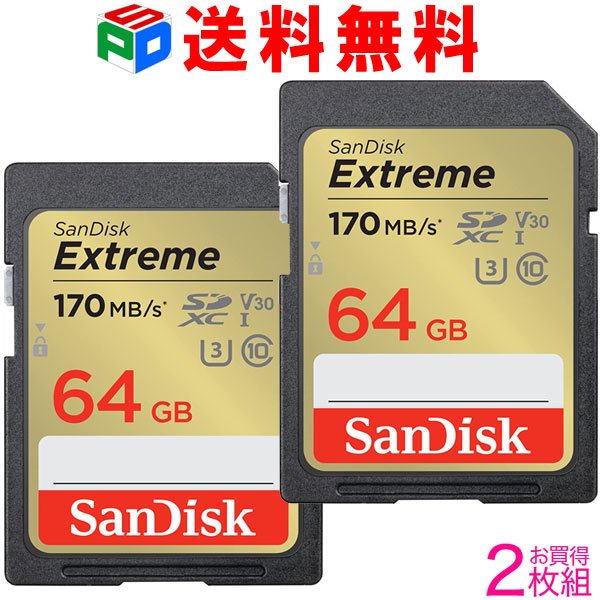 楽天市場】SDXC カード 128GB SDカード SanDisk サンディスク【翌日配達送料無料】Extreme Pro 超高速170MB/s  class10 UHS-I U3 V30 4K Ultra HD対応 SDSDXXY-128G-GN4IN スーパーSALE : SPD楽天市場店