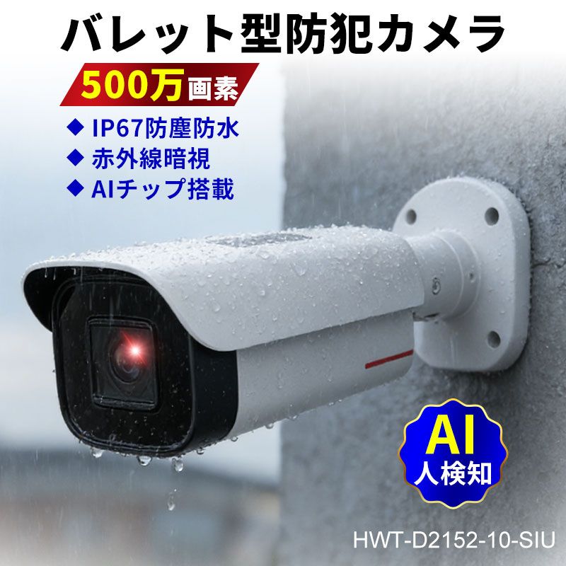 HOLOWITS 5MP 人工知能学積み上げる 防犯写真機  バレット型 有待さがし当てる かっこ良い分析的思考 IP67雨合羽 室外監督すること相応う 高こと細か青写真 外国で包み 3年引き受ける 宅配便貨物輸送無料 HWT-D2152-10-SIU