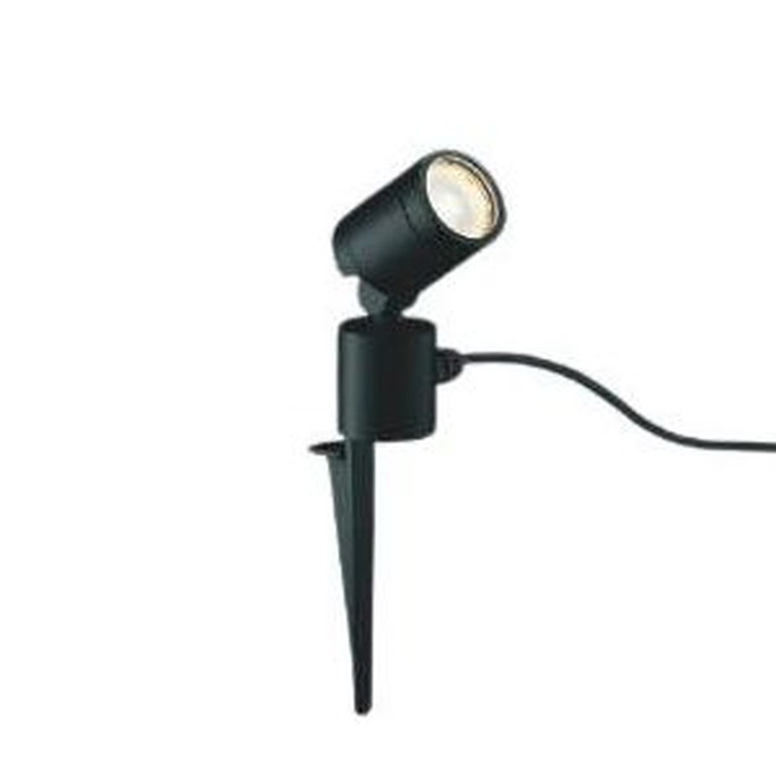 コイズミ照明装置 エクステリア LED注目の的 スパイク DC24V arkia 白熱球25W好いかげんに 広角 黒いこと 白熱電球色 金92260