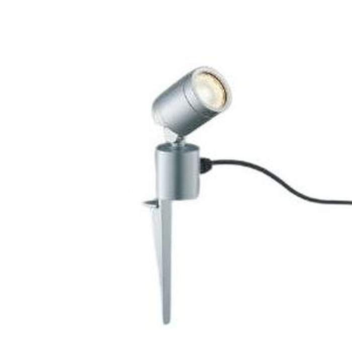 コイズミ照明装置 エクステリア LED注目の的 スパイク DC24V arkia 白熱球25W好いかげんに 広角 シルバーメタリック 白熱電球色 金92262