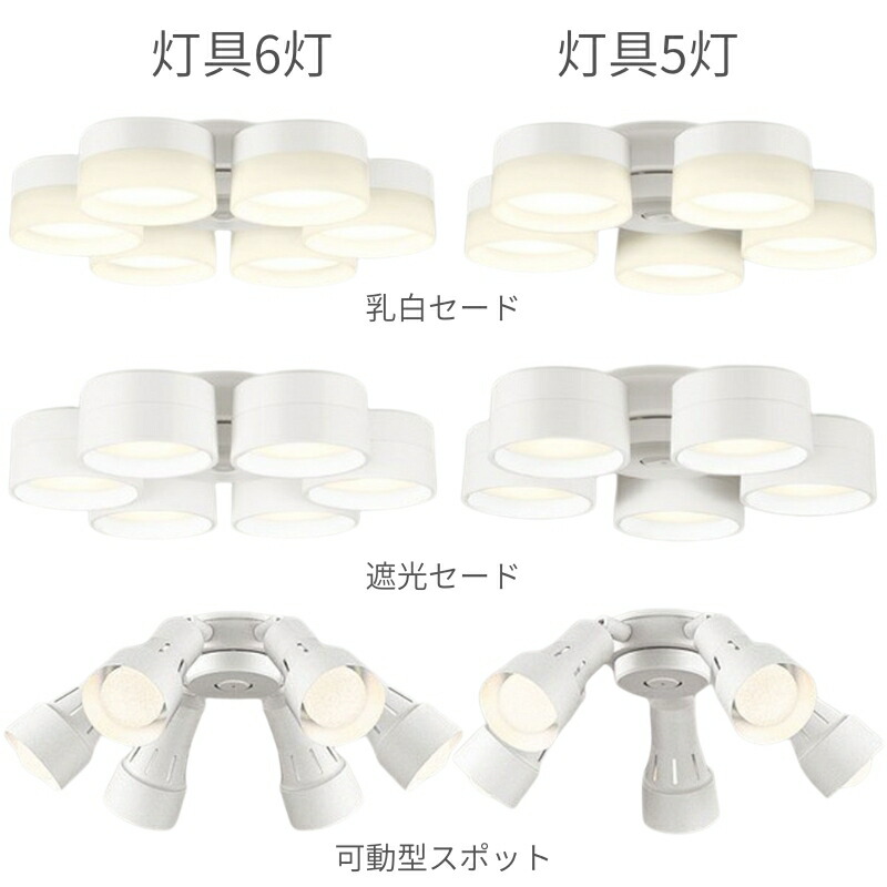 楽天市場】オーデリックシーリングファン用LED灯具WF237P1