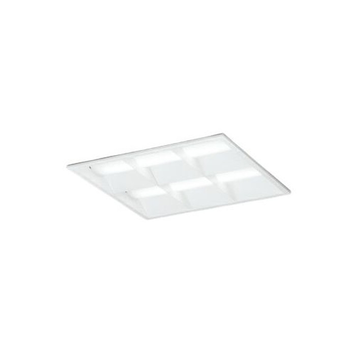オーデリック 施設照明 LEDベースライト LED-SQUARE 埋込型 ルーバー付 FHP32W×3灯相当 埋込穴□450 温白色 XD466032P1D