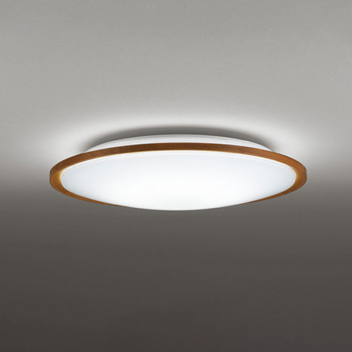 オーデリック LEDシーリング GAMMA PLUS 調光調色 ～8畳 リモコン付 チェリー色 電球色～昼光色：OL291323GR