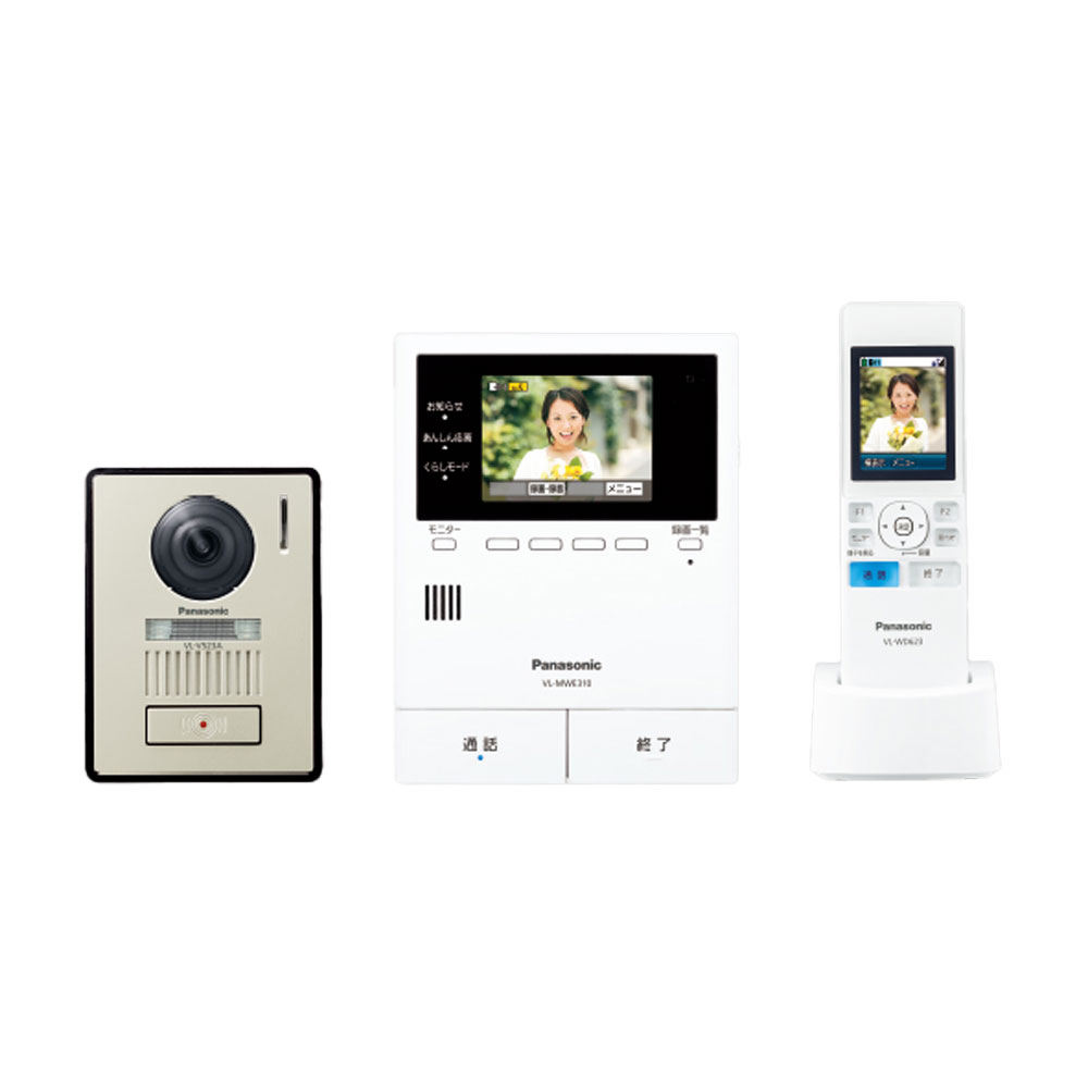 パナソニック ワイヤレスモニター付テレビドアホン2-7タイプ VL-SWE310KLA