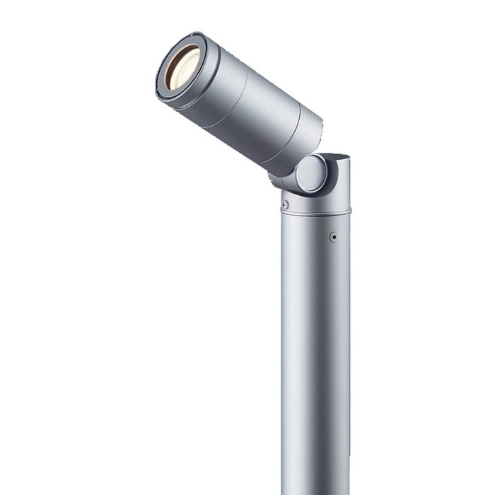 パナソニック エクステリア LEDガーデンライト スポットライト 防雨型 40形ミニレフ電球相当 地上高825 シルバーメタリック 灯具:LGW40152LE1+ポール:HK25402S