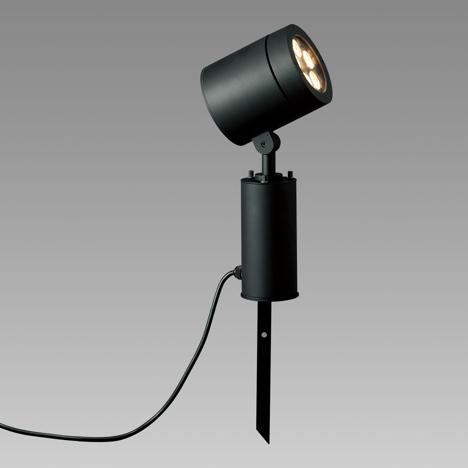 山田照明 エクステリア LEDスポットライト スパイク式 防雨型 ベリーワイド64° HID100W相当 非調光 Compact Spot Neo(コンパクト・スポット・ネオ) 黒色 電球色3000K:AD-3149-L 昼白色5000K:AD-3149-N