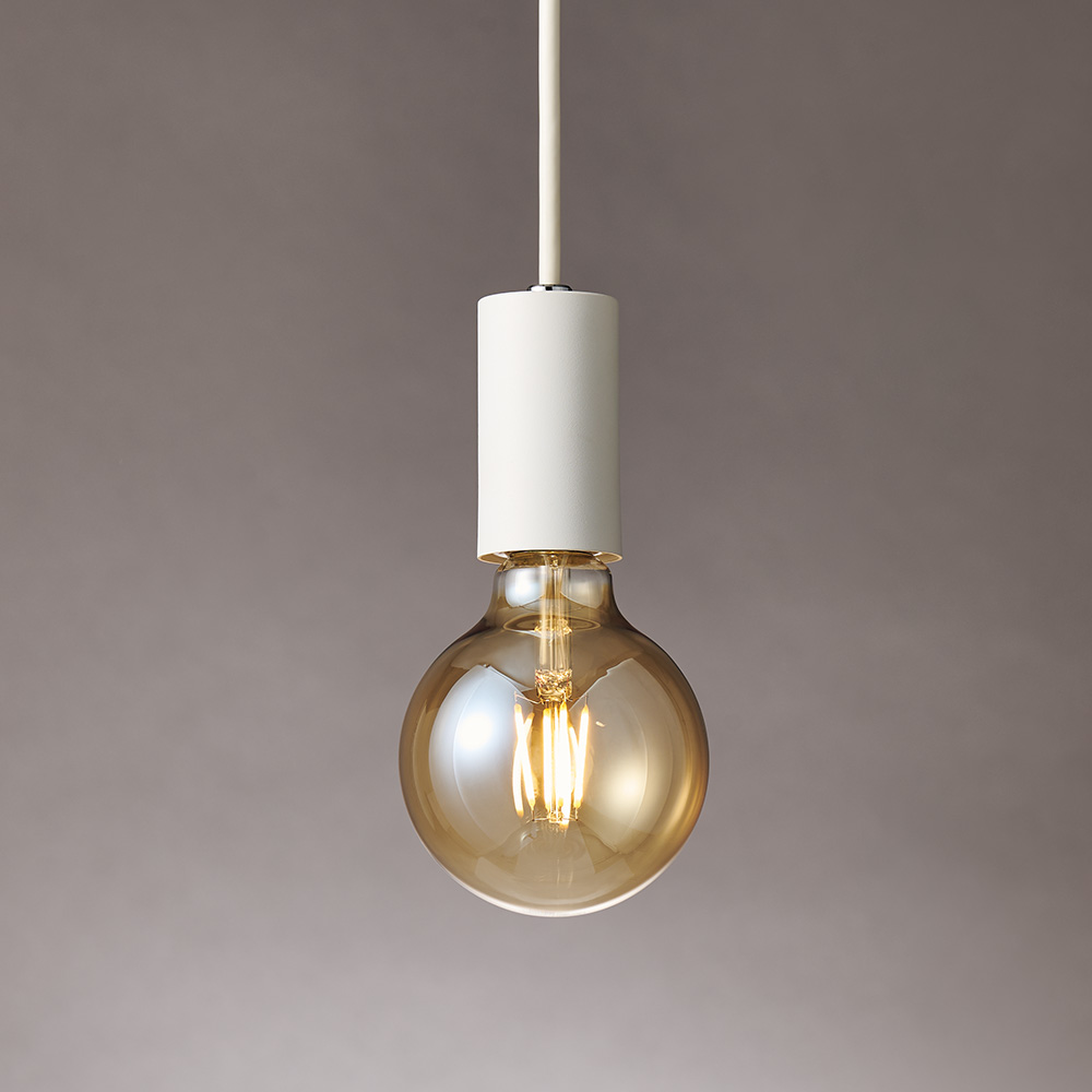 山田照明 LEDペンダントライト Retro Lamp 電球色 2400K ホワイト 350lm ダクトプラグ:PD-2922-LL 引掛シーリング:PD-2923-LL