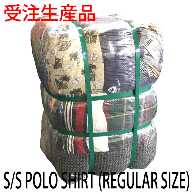 【受注生み出すこと】【半袖スポーツシャツ レギュラー大きさ】 古着 メンズ S - M - L - XL 30kg 亜米利加古着 頭を覆う物 まとめ売り 福袋 業販 古着卸 アメカジ USAインポート 仕掛ける リメイク 総柄 縞模様 間借り人 無地 ワンポイント ブランド名 会社組織系 ラルフローレン