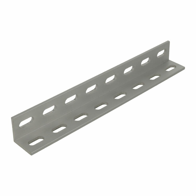 アルミ アングル (ボルト穴) 3×25×200 ［10個］ #アングル 補助金物 取付 接合 金具 DIY 八幡ねじ