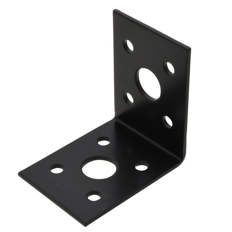 G-金折C 黒 50×50×40 ［20個］ #補強金物 隅金 取付 接合 金折 L型金具 DIY 八幡ねじ