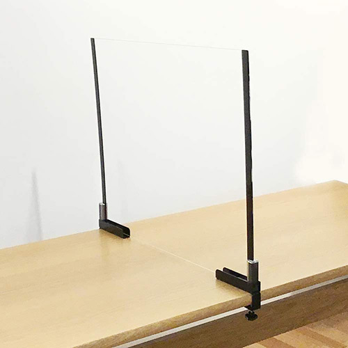 KJ アクリルパーテーション アクリル繊維板 テーブルパーテーションキャッチャーセット WFM319WFM108 大きさ:H600xW600x5t 河淳 KAWAJUN #コロナ打つ手 水しぶき 中仕切り アクリル繊維 板 澄み切った 分け取り ダイアログボックス 照明ランプ