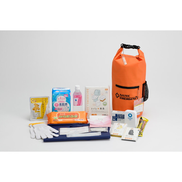 NT 女性用車載防災セット H360×W230×D230 NATEC EMERGENCYNATEC EMERGENCY #防災 防災セット 非常用緊急セット 車載用 防災用品 女性用