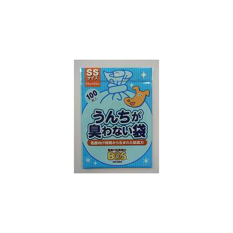 JL うんちが臭わない袋BOSペット用SSサイズ100枚入り 【30個入り】 #ペット用品 ペット用防災 防災 フェーズフリー 犬 猫 備蓄