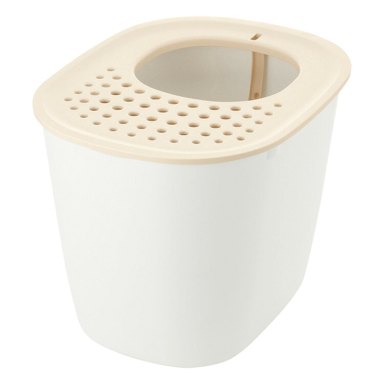 JL リッチェル ラプレ 砂取り猫室内用便器 白いこと  【8個】