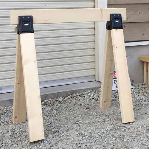 2セット 新品 ソーホースブラケット バリケード アウトドア DIY お庭 駐車 2セット 新品 ソーホースブラケット バリケード アウトドア DIY