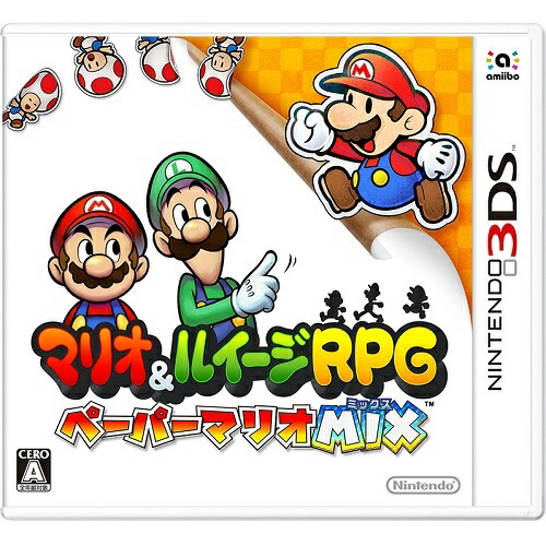 楽天市場 中古 マリオ ルイージrpg ペーパーマリオmixソフト ニンテンドー3dsソフト 任天堂キャラクター ゲーム ゲオオンラインストア 楽天市場店