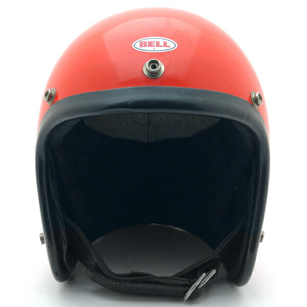 BELL 500-TX ORANGE 57珊 【外国で直輸入中古品】スモールジェットヘルメット 開けはなし人間の顔 アメリカン 呼びりん オレンジ色 オレンジ色 S～M大きさ