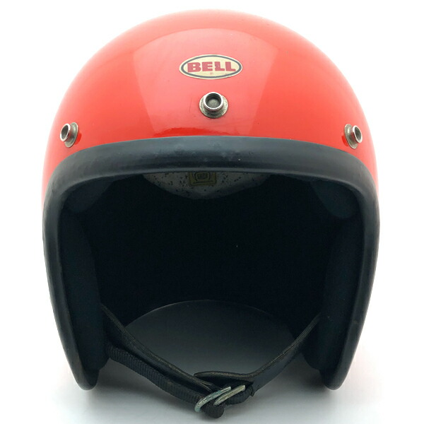 BELL R-T すべり出し型 ORANGE 60糎 【外国で直輸入中古品】スモールジェットヘルメットオープンフェイスアメリカンベルオレンジオレンジ色L大きさ