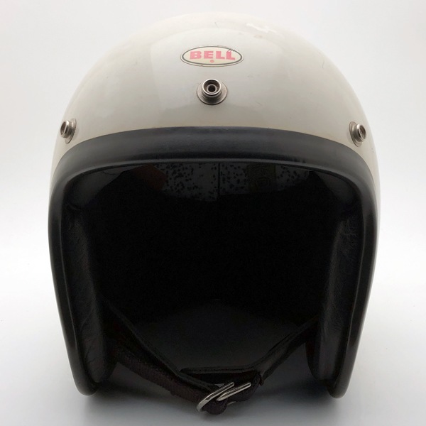Dead Stock 新品 箱付 BELL 500-TX WHITE 58糎 【外国で直輸入新古品】デッド棚卸し資産 未当てはめる品 nos スモールジェットヘルメット 公々然たる人間の顔 アメリカン 呼びりん 白いこと 白いこと M大いさ