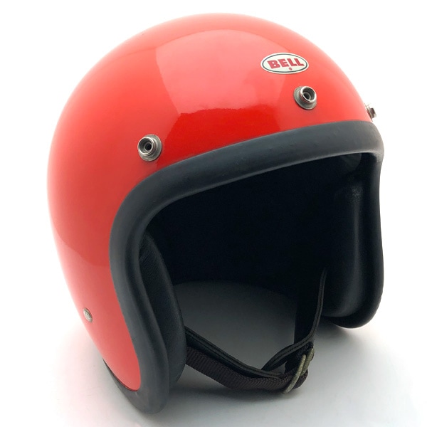 BELL 500-TX ORANGE 60珊 【外国で直輸入中古品】スモールジェットヘルメット 開けはなし人間の顔 アメリカン 呼びりん オレンジ色 オレンジ色 L大きさ