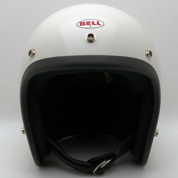 Dead Stock 新品 箱 嘱する品 BELL R-T WHITE 58珊 【外国で直輸入新古品】デッド店卸し資産 未当て嵌める品 nos スモールジェットヘルメット 開けはなし人間の顔 アメリカン 呼びりん 白いこと 白いこと M大きさ