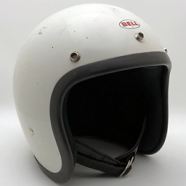 BELL SUPER MAGNUM WHITE 58珊 【外国で直輸入中古品】スモールジェットヘルメット 開けはなし人間の顔 アメリカン 呼びりん スーパーマグナム 白いこと 白いこと M大きさ