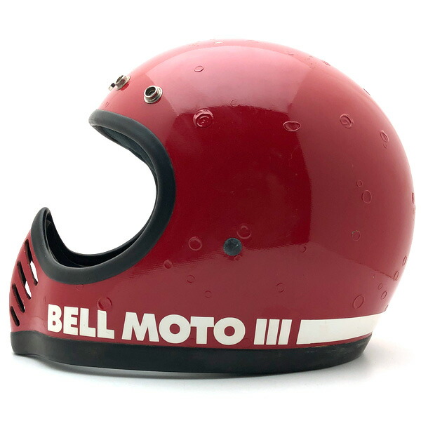 BELL MOTO3 すべり出し型 RED 60珊 【外国で直輸入中古品】フルフェイスヘルメットアメリカンオフロードモトクロスvmxダートトラッカートレールスクランブラーエンデューロベルモト3赤いこと赤いことL大きさ