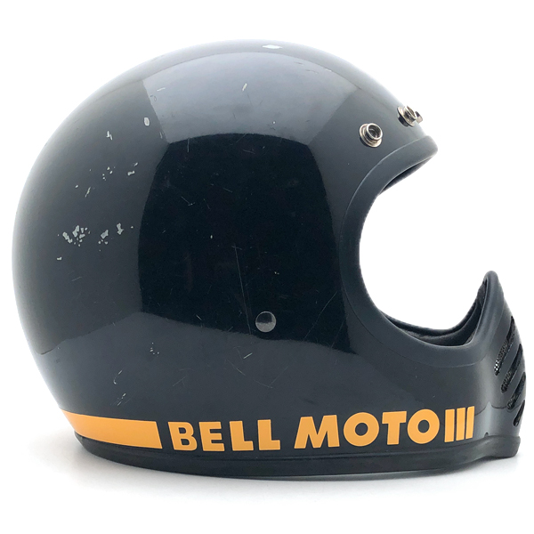 時間指定不可 BELL MOTO3 初期型 BLACK 60cm フルフェイスヘルメット