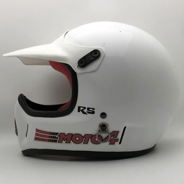 楽天市場】 純正バイザー付 BELL MOTO4 WHITE 57cm 【海外直輸入中古品