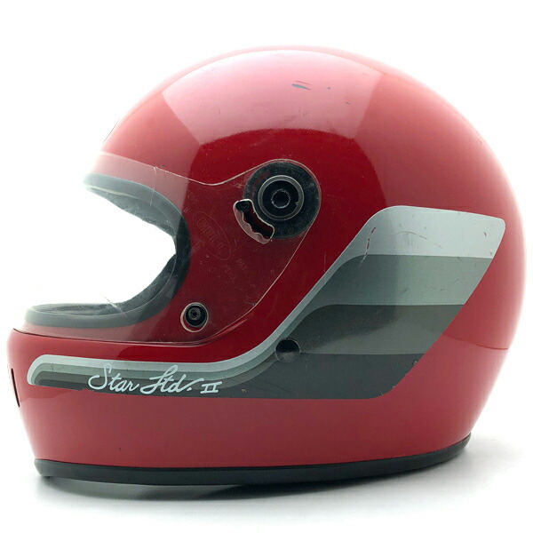 楽天市場】純正シールド付 BELL STAR ltd.2 RED 59cm 【海外直輸入中古