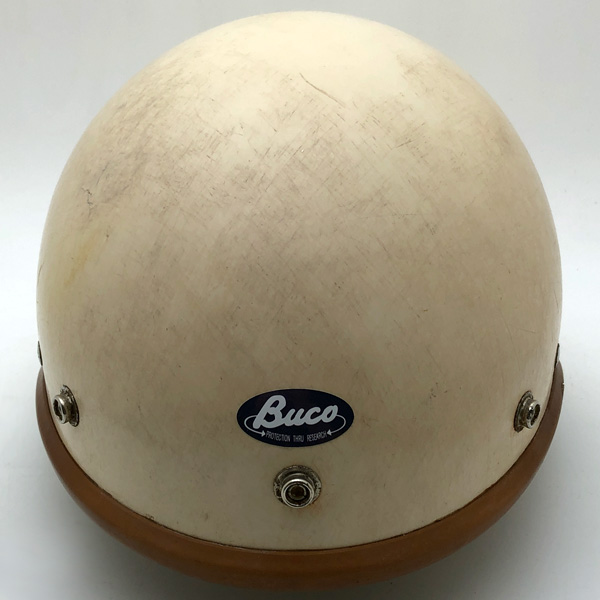 60's 吊り天井 BUCO 初期型 55cm WHITE TRAVELER ハーフヘルメット半