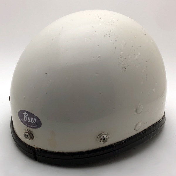 60\u0027s 吊り上昇限度 純然たる頤優勝杯付 BUCO PROTECTOR すべり出し型 WHITE 【外国で直輸入中古品】二分の一安全帽 半旗がしら 半帽 半地獄 ブコ プロテクター 白いこと 白いこと 無償性大きさ