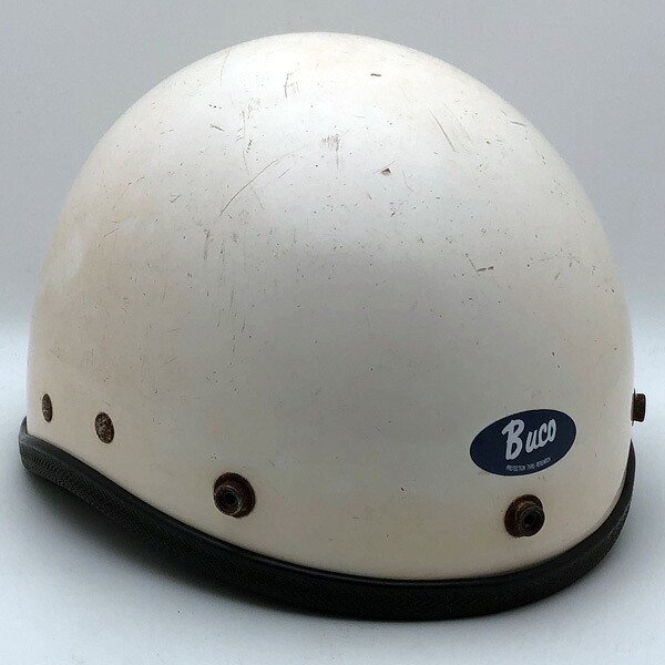 BUCO TRAVELER WHITE 【外国で直輸入中古品】二分の一安全帽 半旗がしら 半帽 半地獄 ブコ 旅行者 白いこと 白いこと 無償性大きさ