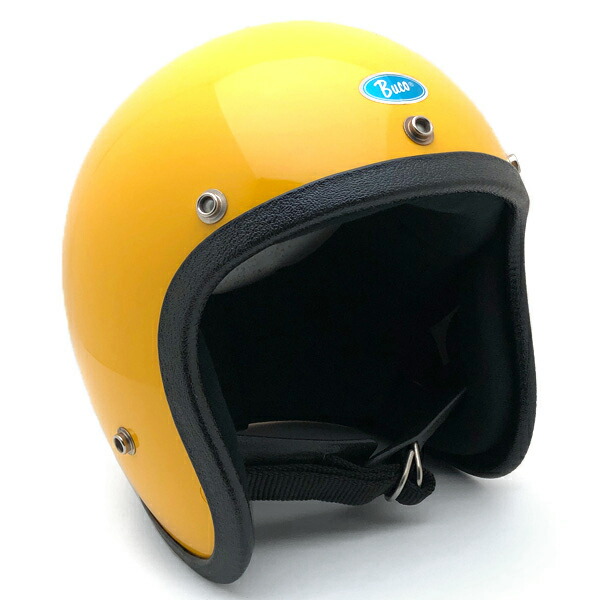 Dead Stock 新品 箱付 BUCO BRIGHT YELLOW 56cm 【海外直輸入新古品】デッドストック 未使用品 nos スモールジェットヘルメット オープンフェイス アメリカン ブコ イエロー 黄色 やまぶき Sサイズ