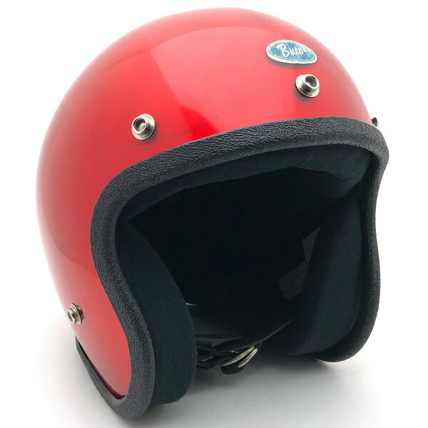 Dead Stock 新品 箱付 BUCO ENDURO RED METALLIC 58cm 【海外直輸入新古品】デッドストック未使用品nosスモールジェットヘルメットオープンフェイスアメリカンブコエンデューロレッド赤色メタリックMサイズ