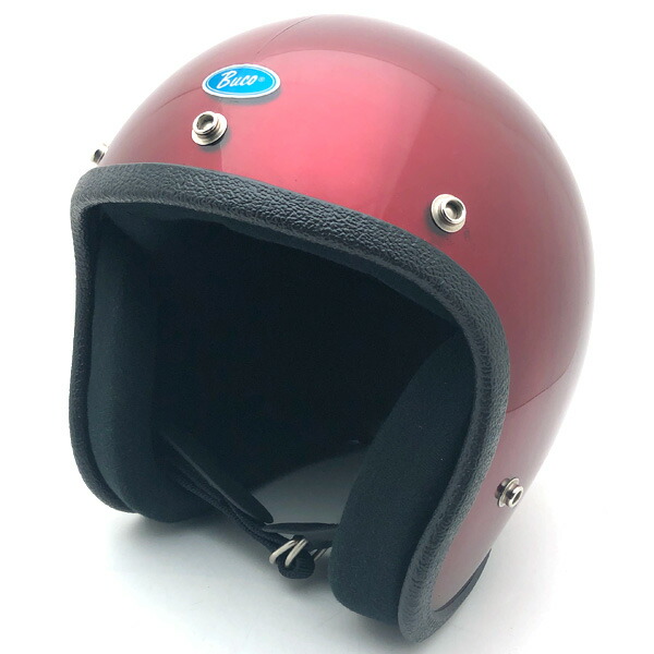 Dead Stock 新品 BUCO ENDURO RED METALLIC 62cm 【海外直輸入新古品】デッドストック未使用品nosスモールジェットヘルメットオープンフェイスアメリカンブコエンデューロレッド赤色メタリックXLサイズ