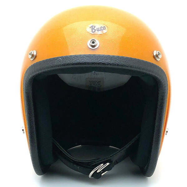 Dead Stock 新品 箱付 BUCO INTERNATIONAL GOLD METALFLAKE 59糎 【外国で直輸入新古品】デッド棚卸し資産未当てはめる品nosスモールジェットヘルメットオープンフェイスアメリカンブコインターナショナルゴールド金色ラメメタルフレークM～L大いさ