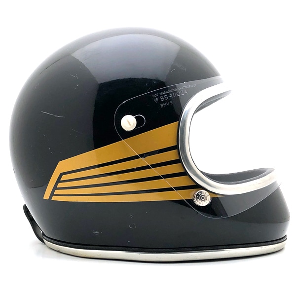 BHVせつ然たる遮蔽物付 ARTHUR FULMER AF50 FALCON BLACK 60珊 【外国で直輸入中古品】フルフェイスヘルメット 族地獄 オンロード アーサーフルマー 黒いこと 黒いこと ファルコン 鷹柄 L大きさ